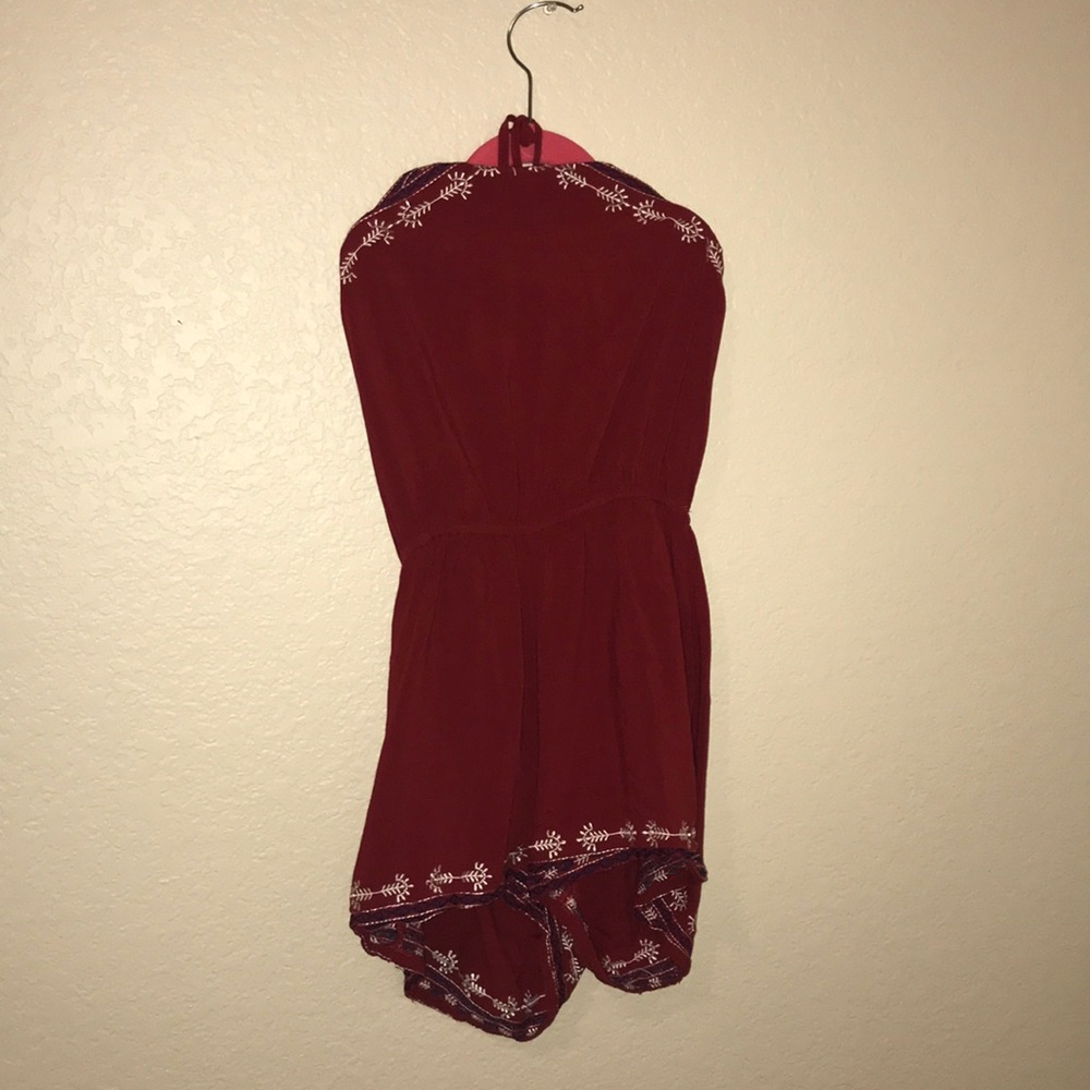Red romper